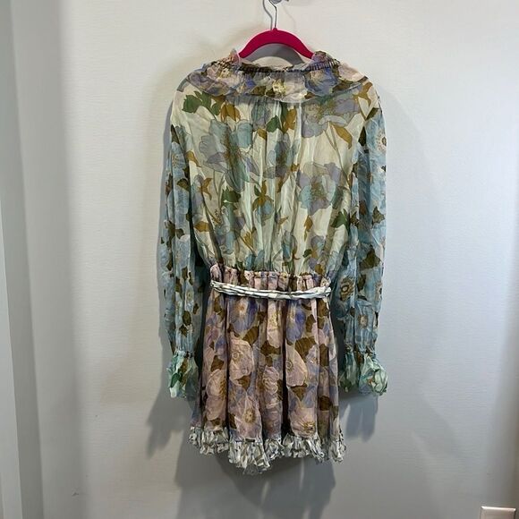 Zimmermann rhythm frilled playsuit romper AU2/US8 NWT - Picture 5 of 5